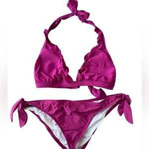 Gianni Bini halter bikini sz L and M